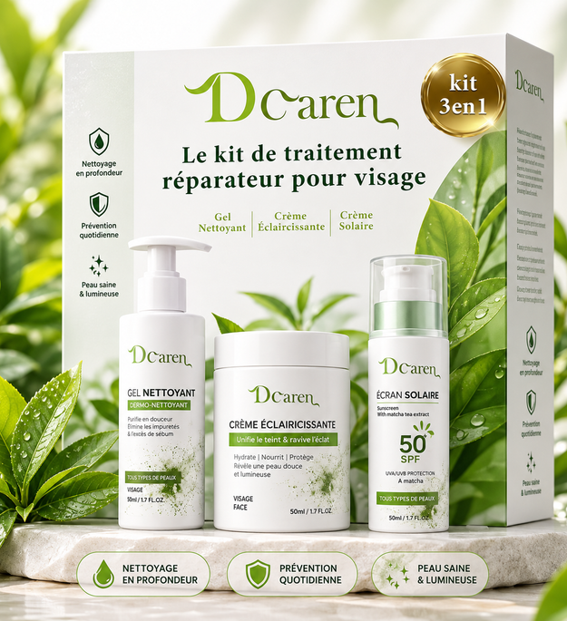 Dcaren skin care - pack 3 en 1